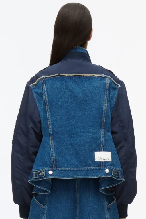 Hybrid Denim Flight Jacket
