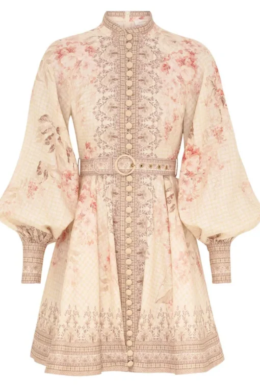 Illuminate Buttoned Mini Dress