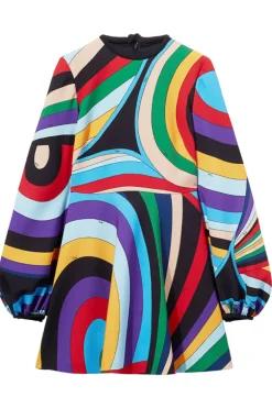 Iride Print Mini Dress