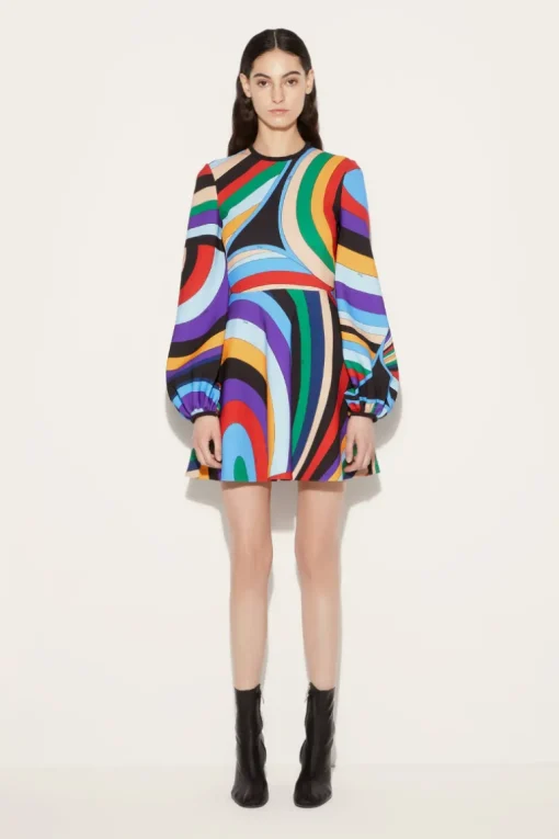 Iride Print Mini Dress