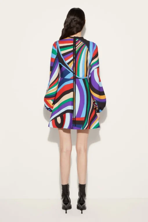 Iride Print Mini Dress