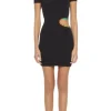 Iride-Print Cut-Out Dress
