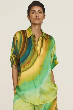 Iris Silk Shirt