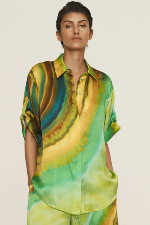 Iris Silk Shirt