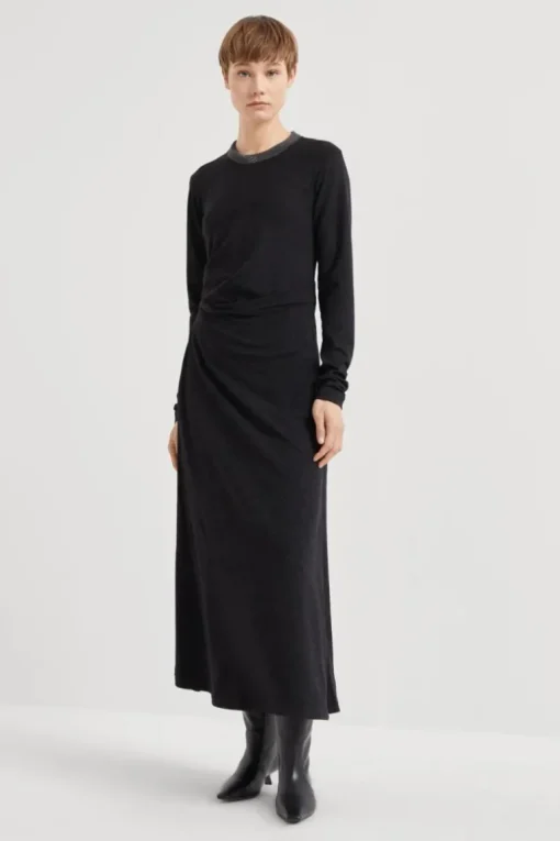 Jersey Draped Dress