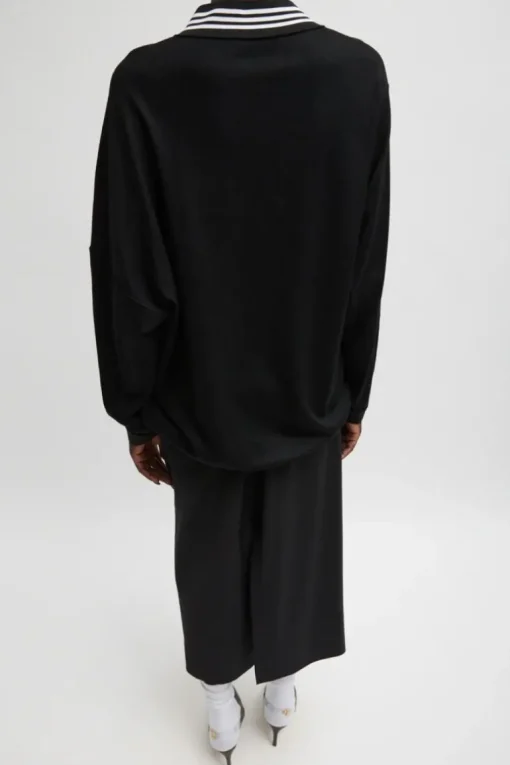 Jersey Tennis Pullover