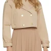 Kento Cropped Trench Coat