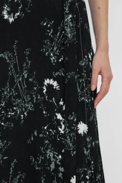 Kimono Sleeve Printed Dress