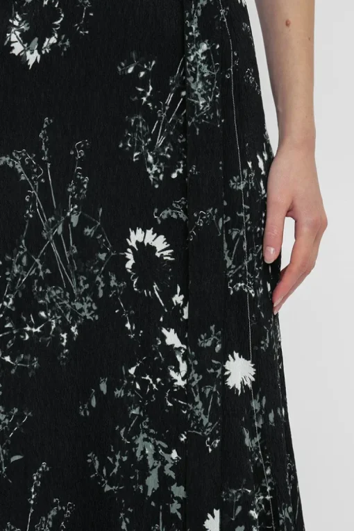 Kimono Sleeve Printed Dress