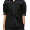 Lantern Sleeve Combo Shirt
