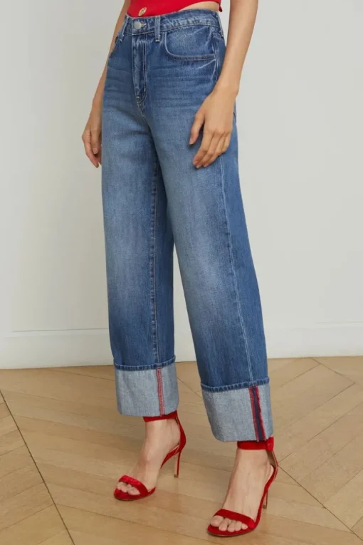 Leighton Cropped Stovepipe Jean