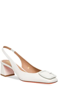 Lemon Slingback Heels