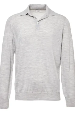 Lightweight Polo Sweater