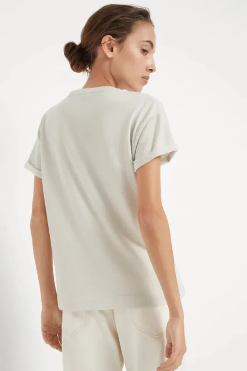 Lightweight Sparkling Knit T-Shirt