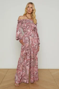 Lillian Satin Wide-Leg Pant