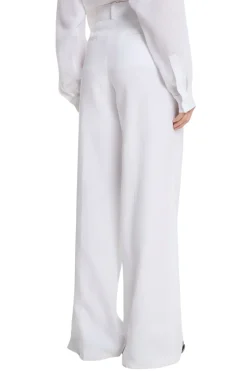 Linen Wide-Leg Trousers