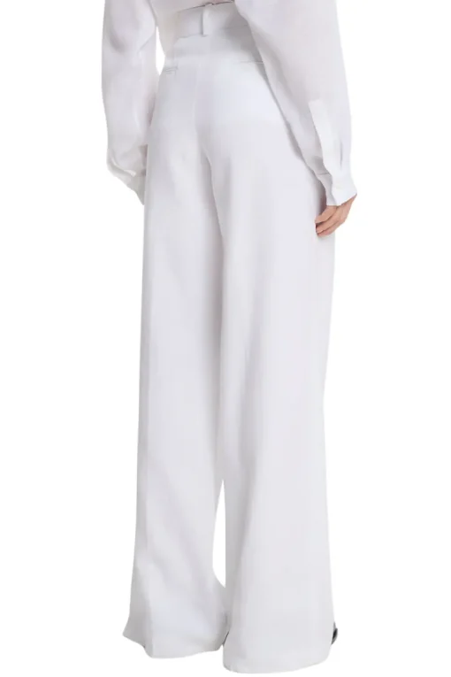 Linen Wide-Leg Trousers