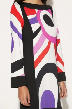 Marmo-Print Mini Dress