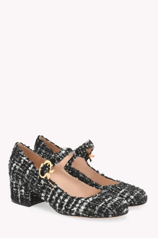 Mary Ribbon Boucle Heels