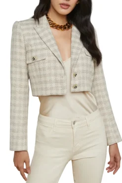 Maura Cropped Tweed Jacket