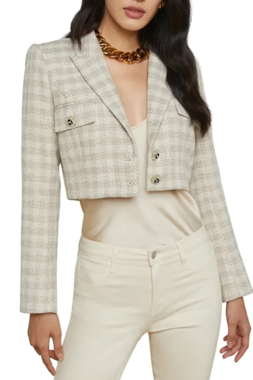 Maura Cropped Tweed Jacket