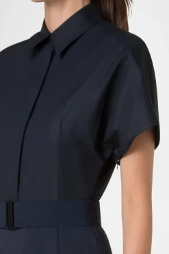 Mixed-Media Shirtdress