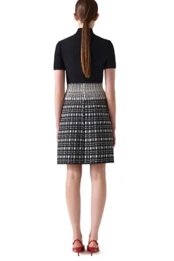 Mock Neck Mini Dress