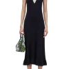 Mockneck Midi Knit Dress