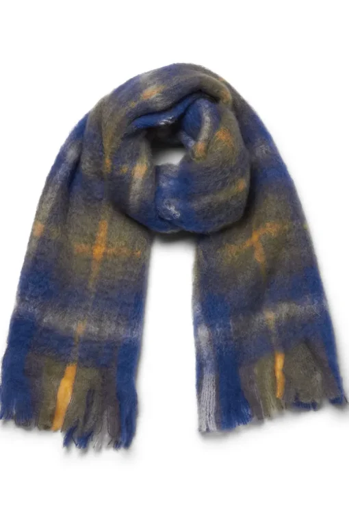 Mohair Tartan Scarf