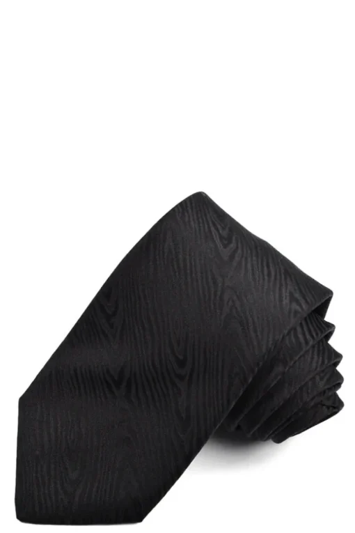 Moire Woven Jacquard Tie