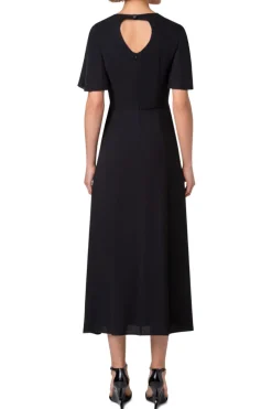 Moss Crêpe Dress
