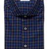 Navy Check Shirt