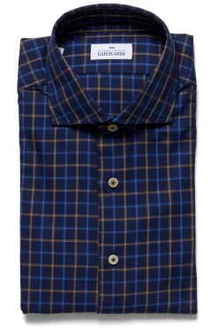 Navy Check Shirt