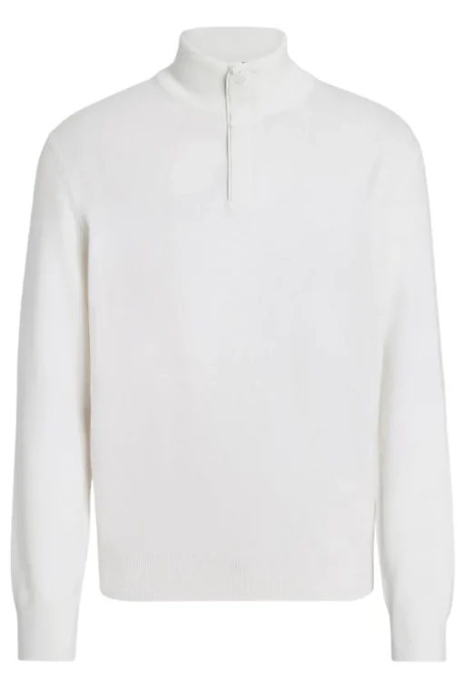 Oasi Cashmere Zip Mock Sweater