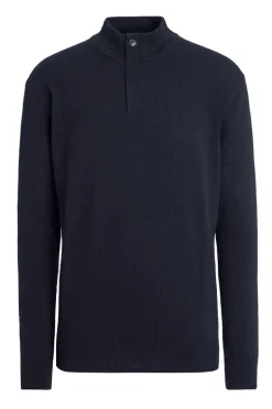 Oasi Cashmere Zip Mock Sweater