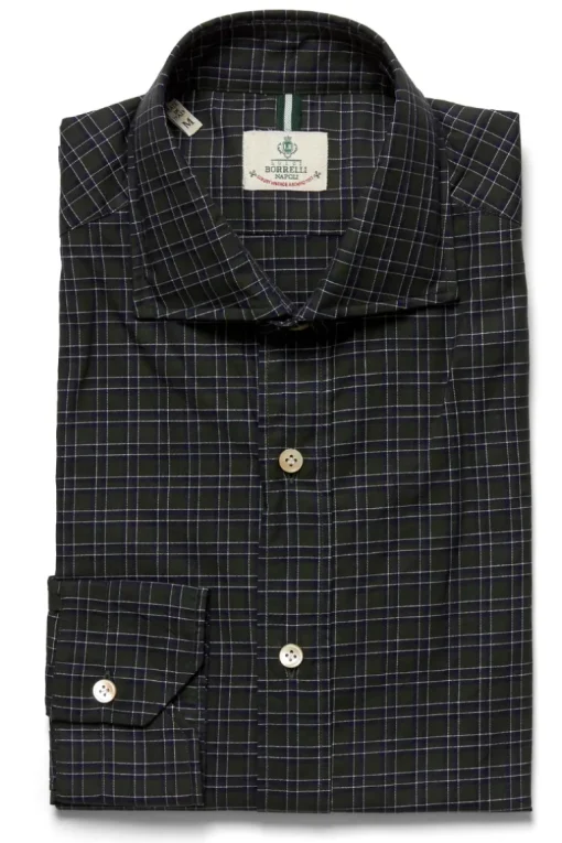Olive Window Plaid Shirt