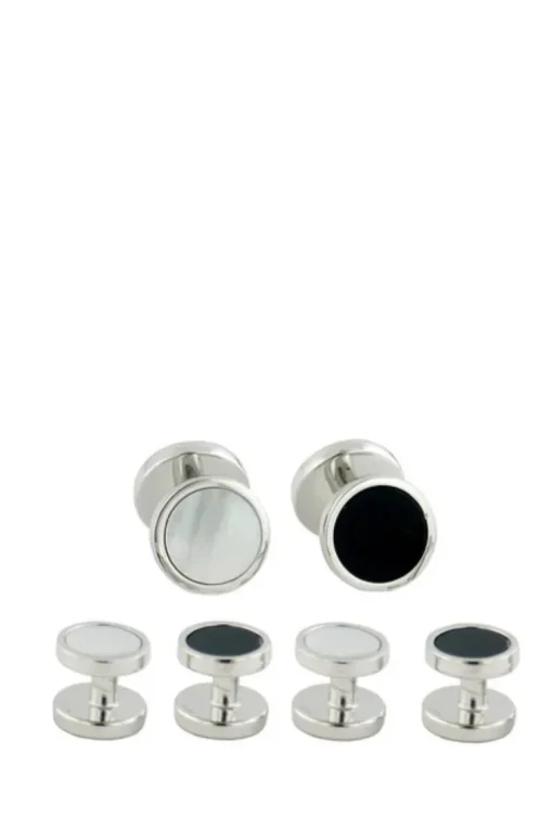 Onyx & Mother of Pearl Stud Set