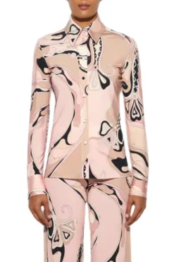 Orchidee Fitted Button Down