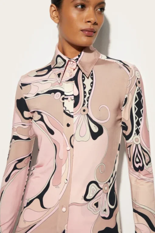 Orchidee Fitted Button Down