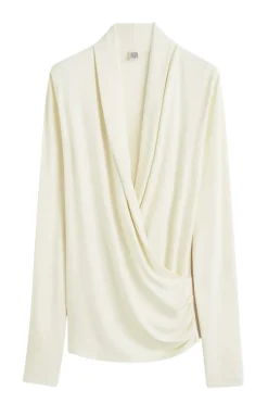 Overlapped Jersey Top