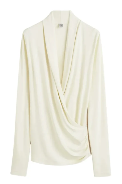 Overlapped Jersey Top