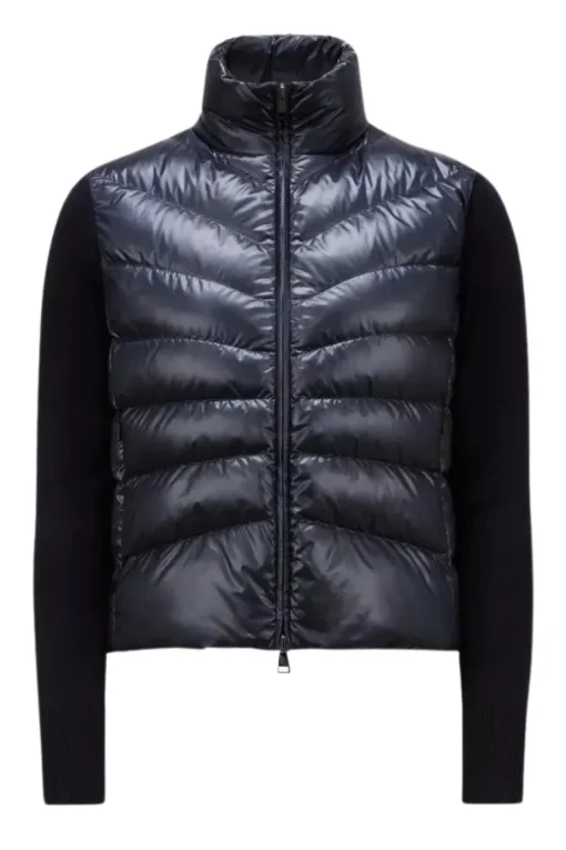 Padded Wool Cardigan