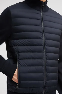 Padded Zip-Up Cardigan