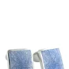 Paisley Light Blue Cufflinks