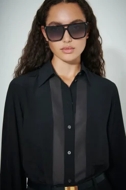 Panelled Shirt