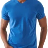 Pima Cotton Stretch V-Neck