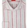 Pink Linen Stripe Shirt