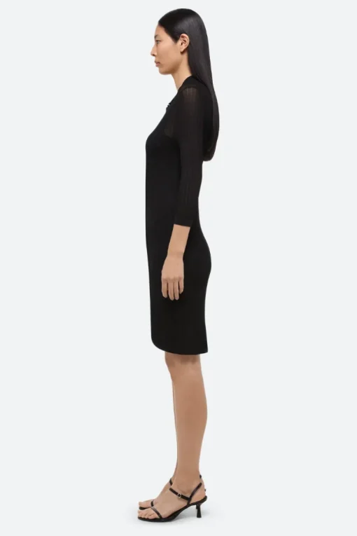 Pointelle Polo Dress