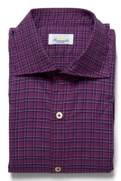Purple Check Shirt