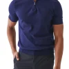 Quarter Zip Polo
